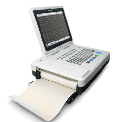 12-CHANNEL ECG MACHINE WITH DETAILED DIAGNOSIS
