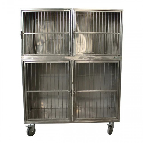 VETERINARY CAGES 4 MODULES-BASIC 1200x520x1530h
