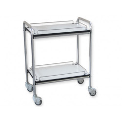 Trolley with aluminium body and handles 60x40x77Hcm